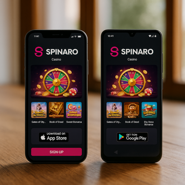 Spinaro Casino - Mobile Apps - iOS in Android aplikacije